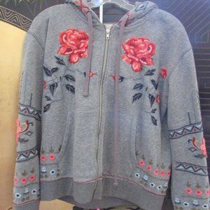 Driftwood Embroidered Hooded Jacket